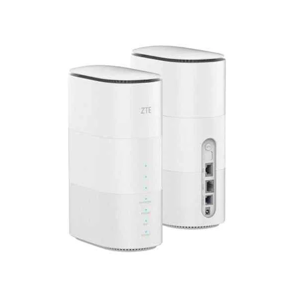 ZTE 5G CPE Indoor WiFi MC801, up to 2.8Gbps downlink rate, 128 Wi-Fi users, 10 Gigabit Ethernet port
